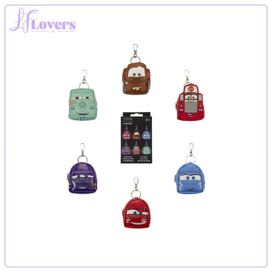Loungefly Disney Pixar Cars 20th Anniversary Mystery Mini Backpack Keychain Charm - Preorder