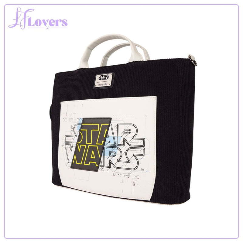 Load image into Gallery viewer, Loungefly Star Wars The Power Of The Force Convertible Tote Bag
