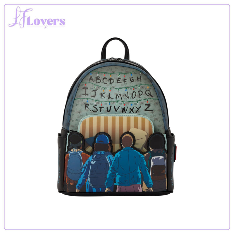Load image into Gallery viewer, Loungefly Netflix Stranger Things 10th Anniversary Mini Backpack
