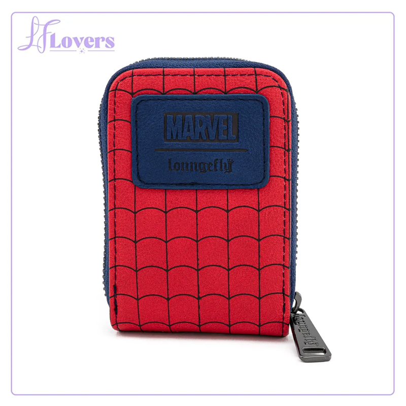 Load image into Gallery viewer, Loungefly Marvel Spiderman Classic Cosplay Accordian Cardholder - EMEA Exclusive
