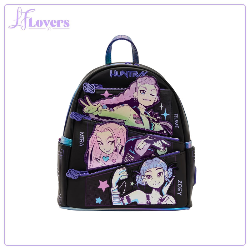 Load image into Gallery viewer, Loungefly Netflix K-Pop Demon Hunters Huntrix Mini Backpack
