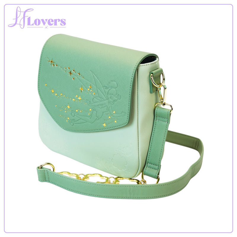 Load image into Gallery viewer, Loungefly Disney Tinker Bell 4-Leaf Clover Crossbody
