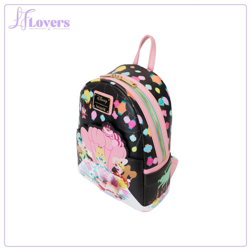 Load image into Gallery viewer, Loungefly Disney Alice in Wonderland Unbirthday Mini Backpack - PRE ORDER - LF Lovers
