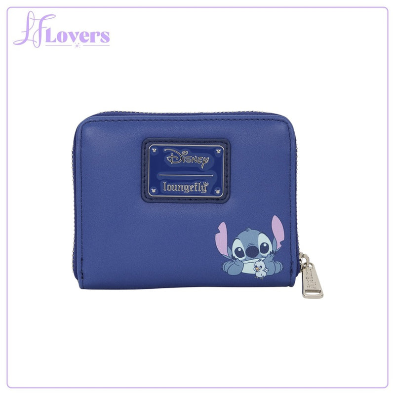 Load image into Gallery viewer, Loungefly Disney Lilo And Stitch Animal Sitting On Rock With Bird Zip Around Wallet - PRE ORDER - LF Lovers

