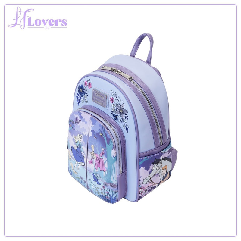 Load image into Gallery viewer, Loungefly Disney Sleeping Beauty 65th Anniversary Scene Mini Backpack - PRE ORDER - LF Lovers
