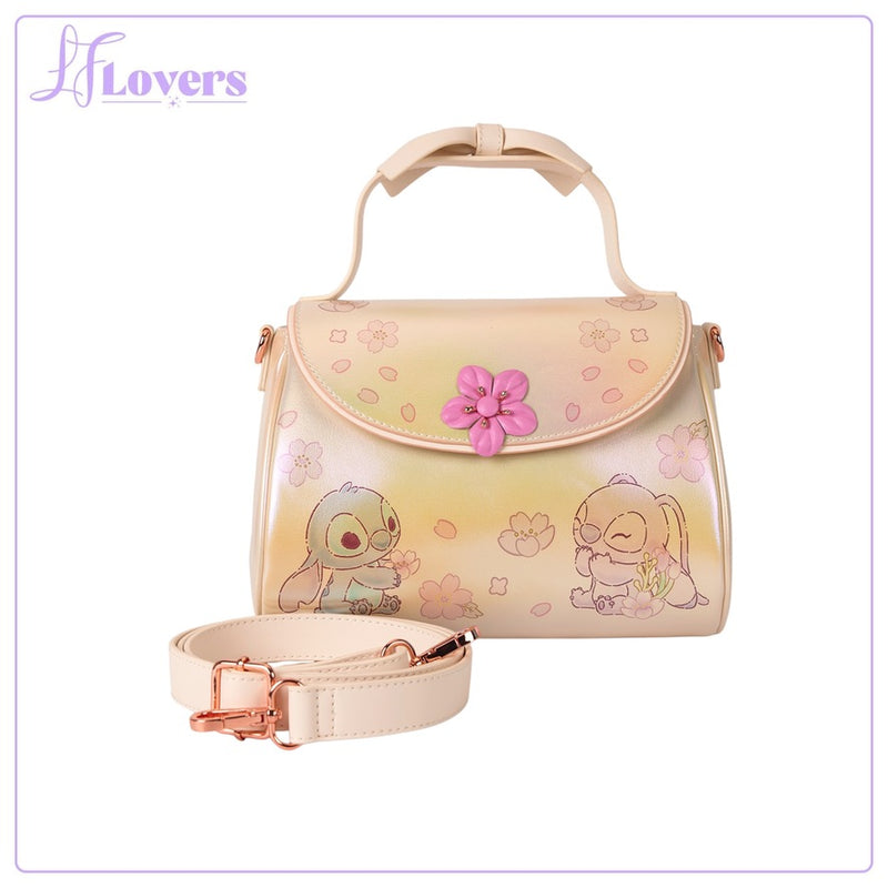 Load image into Gallery viewer, Loungefly Disney Cute Stitch Bow Handle Crossbody - PRE ORDER
