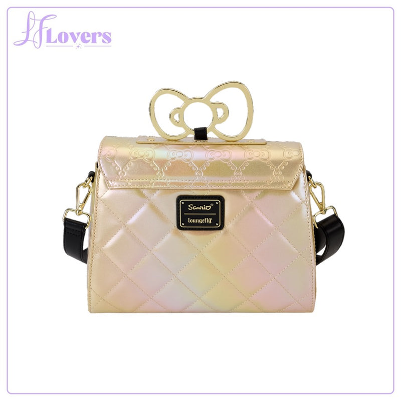 Load image into Gallery viewer, Loungefly Sanrio 50th Anniversary Gold Crossbody
