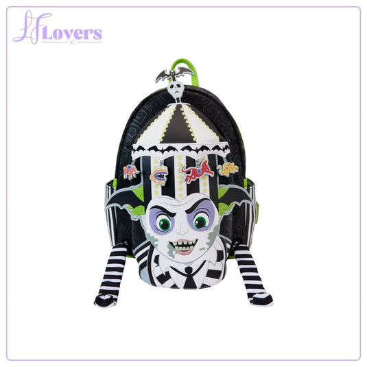 Loungefly Beetlejuice Carousel Glow In The Dark Cosplay Mini Backpack - Preorder