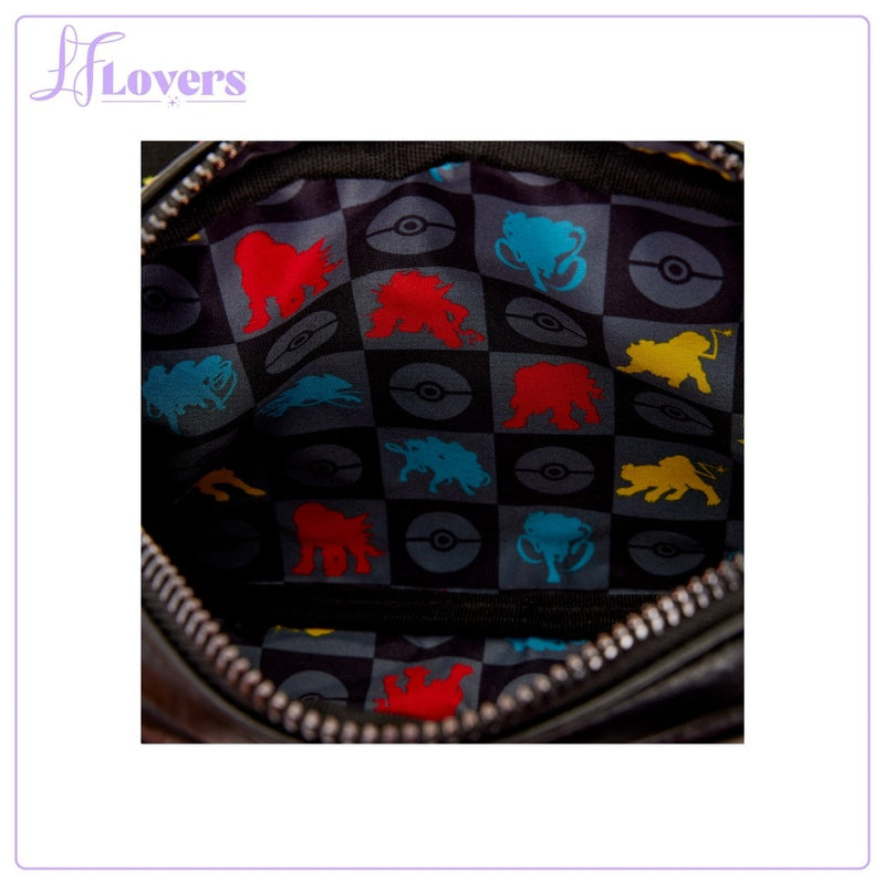 Load image into Gallery viewer, Loungefly Pokémon Legendary Beasts Sling Crossbody Bag with Coin Bag - PRE ORDER
