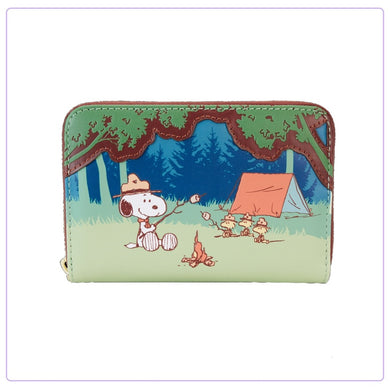 Loungefly Peanuts Beagle Scouts 50th Anniversary Zip Around Wallet - PRE ORDER
