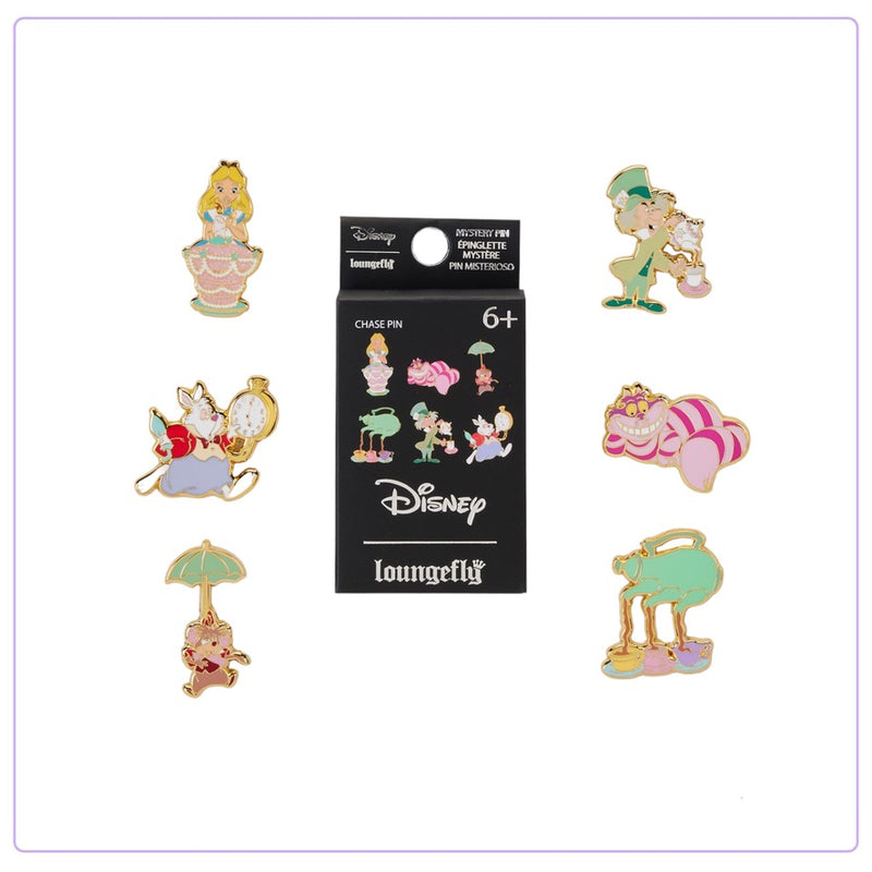 Load image into Gallery viewer, Loungefly Disney Alice in Wonderland Unbirthday Mystery Box Pins - PRE ORDER - LF Lovers
