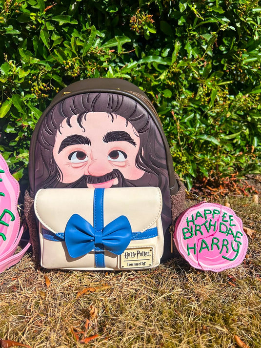 Loungefly Harry Potter Hagrid Birthday Cake Mini Backpack with Coin Bag