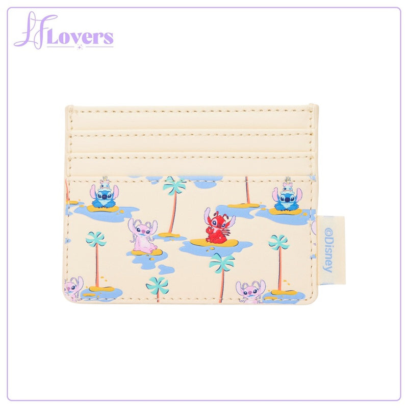 Load image into Gallery viewer, Loungefly Disney Lilo &amp; Stitch Stitch, Angel, &amp; Leroy Card Holder - PRE ORDER
