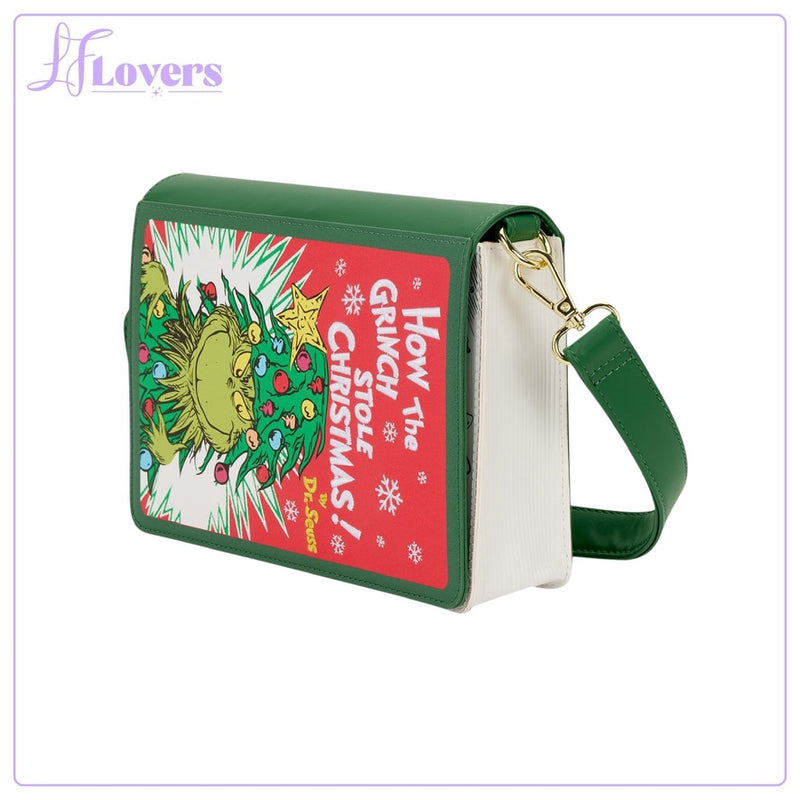 Load image into Gallery viewer, Loungefly Dr Seuss Grinch Holiday Crossbody
