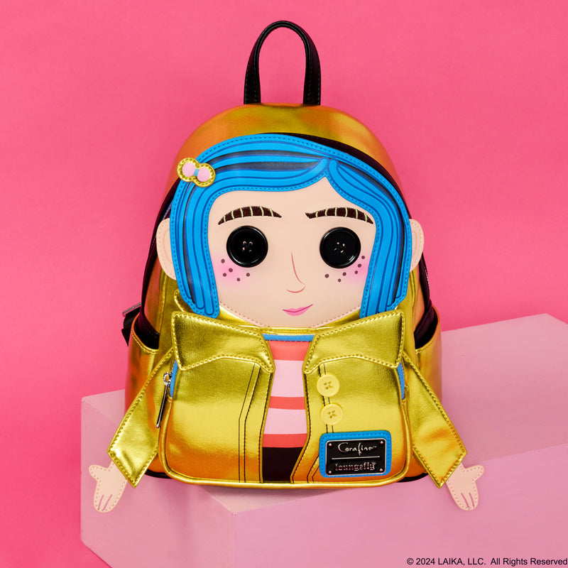Load image into Gallery viewer, Loungefly Laika Coraline Doll Cosplay Mini Backpack - COMING SOON
