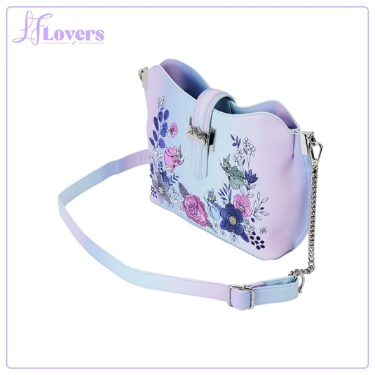 Loungefly Disney Sleeping Beauty 65th Anniversary Floral Crown Crossbody - PRE ORDER - LF Lovers