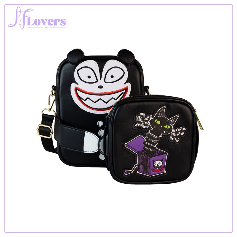 Load image into Gallery viewer, Loungefly Disney The Nightmare Before Christmas Scary Teddy Crossbuddies Bag
