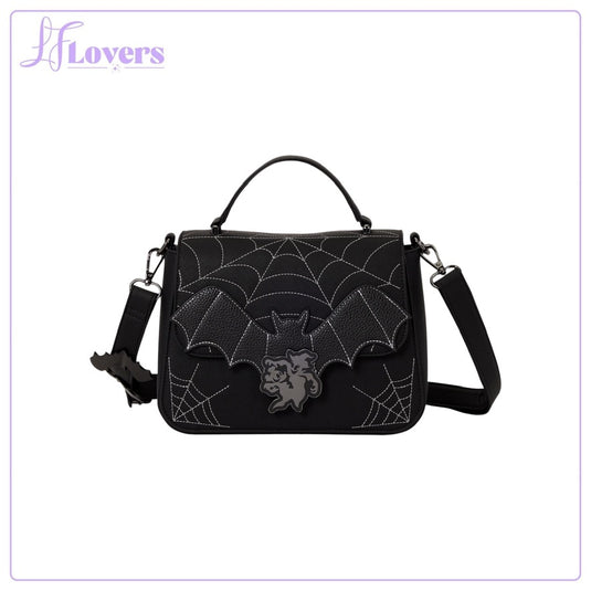 Loungefly Disney Mickey & Minnie Spiderweb and Bats Crossbody Bag - Preorder