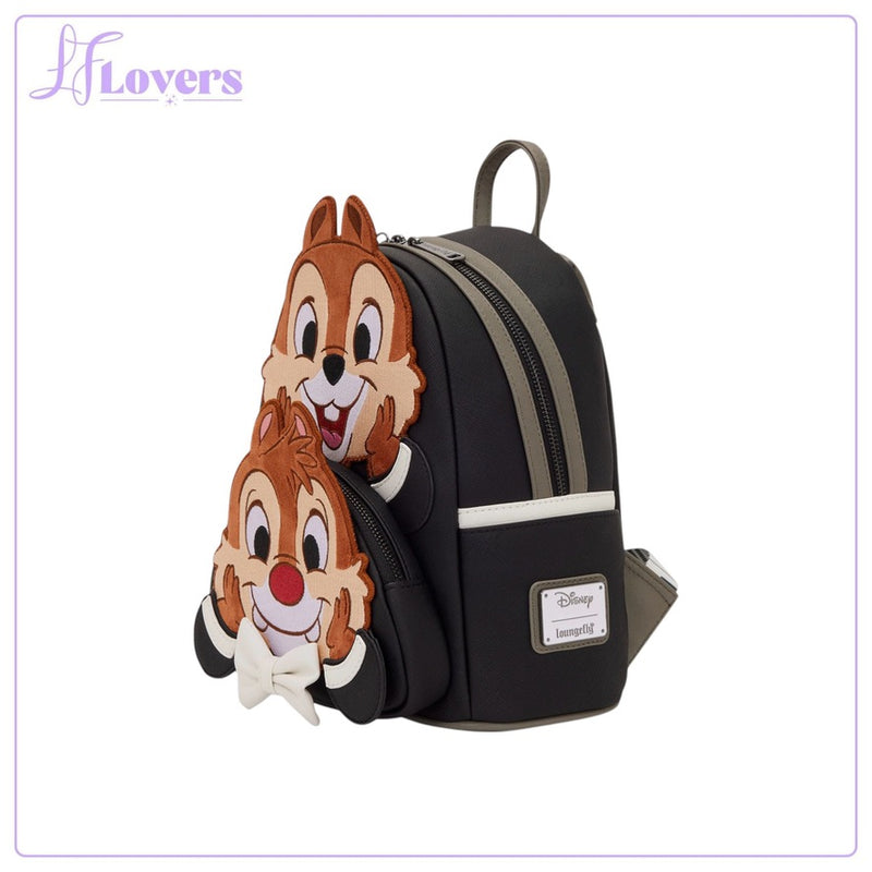Load image into Gallery viewer, Loungefly Disney Chip 'n' Dale Two Chips &amp; a Miss Mini Backpack - PRE ORDER - LF Lovers
