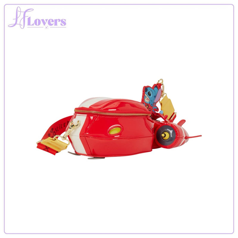 Load image into Gallery viewer, Loungefly Disney Lilo &amp; Stitch Stitch Ship Figural Crossbody Bag - PRE ORDER - LF Lovers
