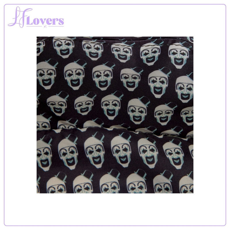 Load image into Gallery viewer, Loungefly Terrifier Art the Clown Checkered Crossbody Bag - Preorder
