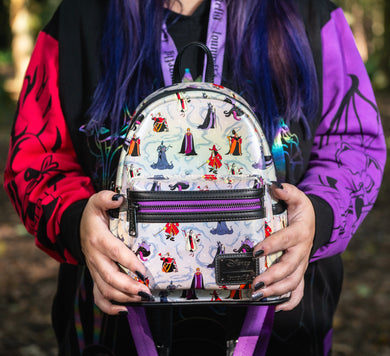 Loungefly Disney Villains Iridescent Mini Backpack - LF Lovers