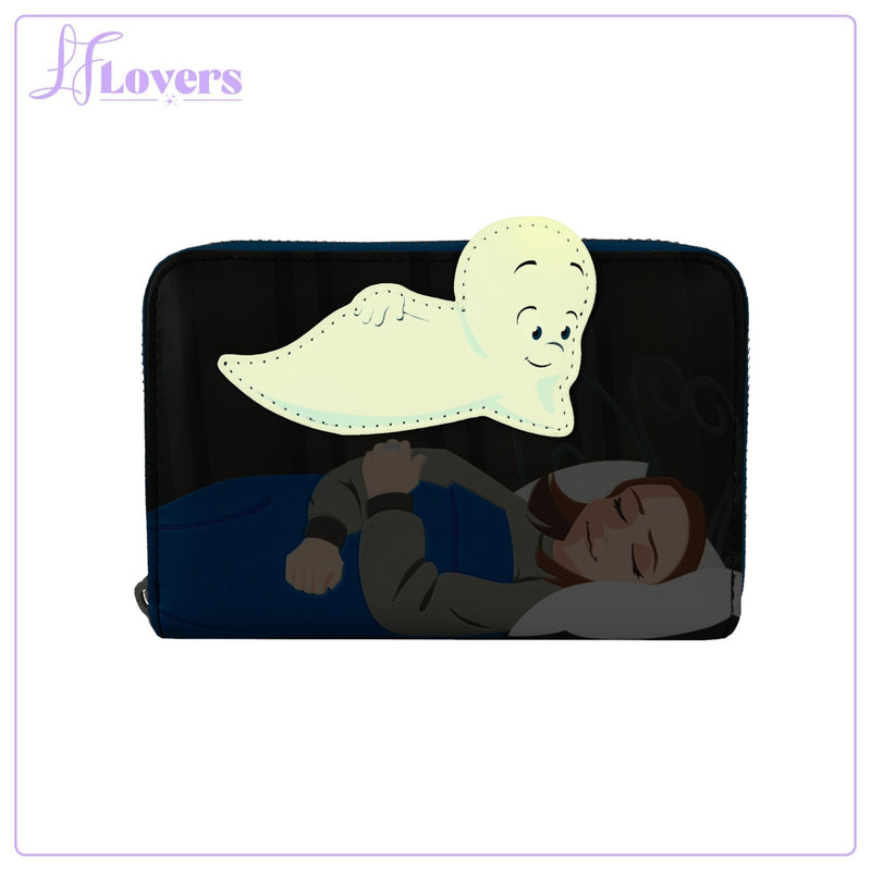 Load image into Gallery viewer, Loungefly Universal Casper The Friendly Ghost Halloween Zip Around Wallet - LF Lovers
