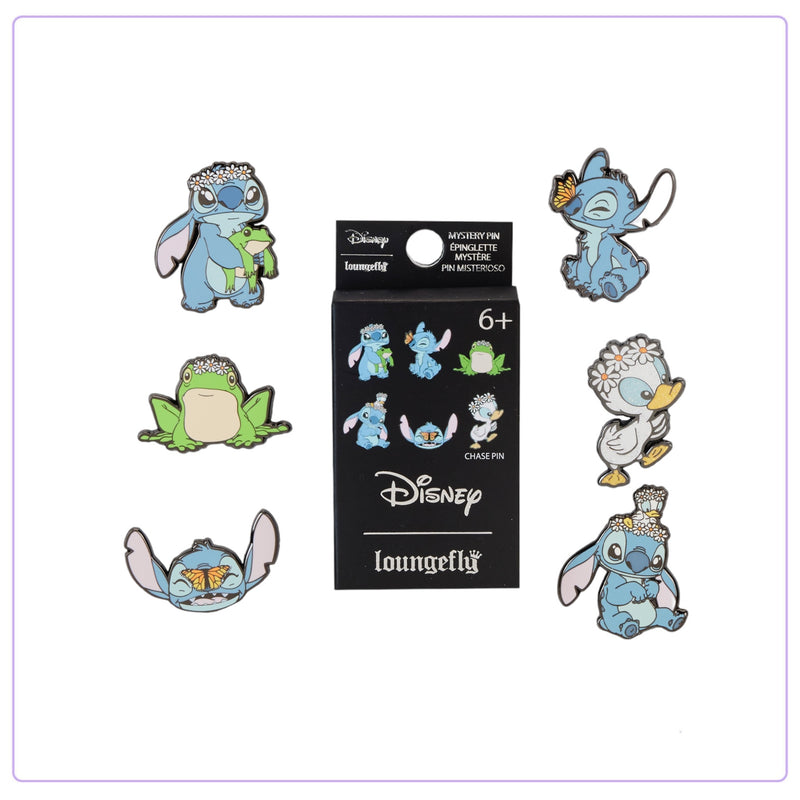 Load image into Gallery viewer, Loungefly Disney Lilo And Stitch Springtime Stitch 6 Piece Mystery Box Pin - PRE ORDER - LF Lovers
