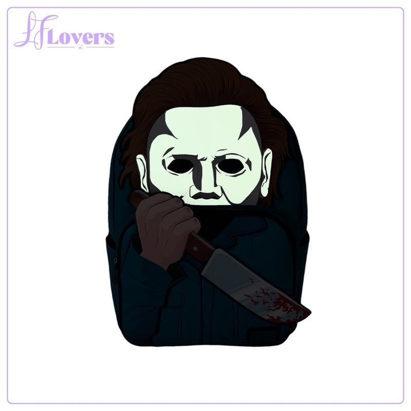 Load image into Gallery viewer, Loungefly Halloween Mike Myers Full Size Cosplay Backpack

