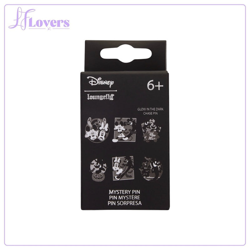 Load image into Gallery viewer, Loungefly Disney Mickey &amp; Minnie Ghost Mystery Box Pin
