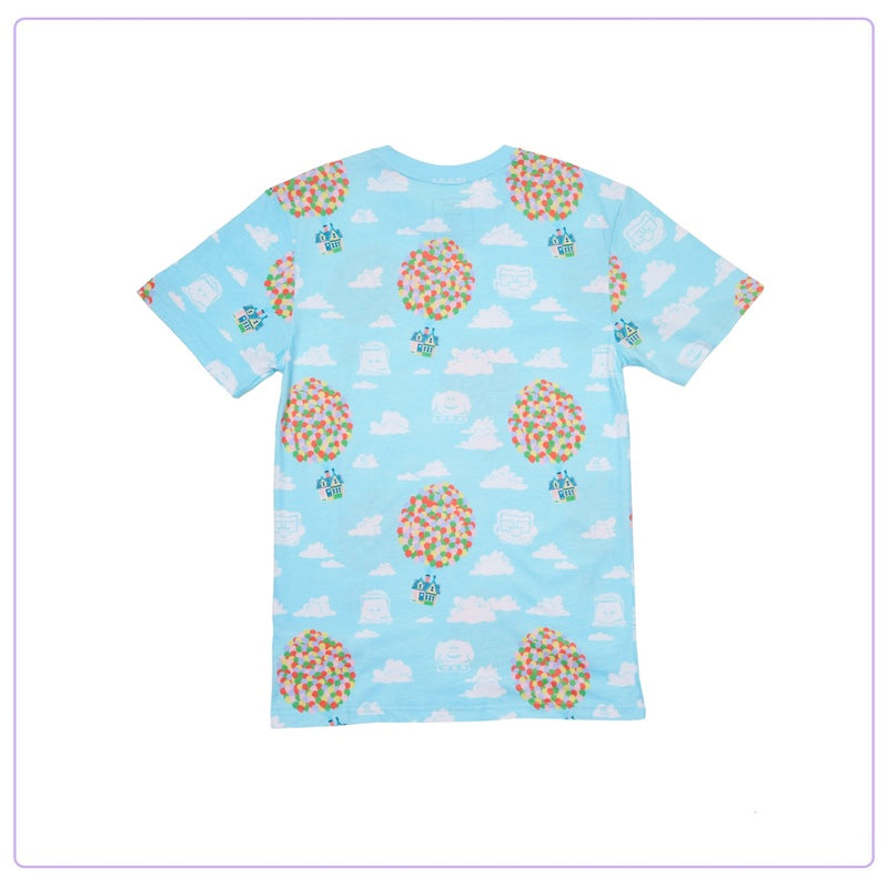 Load image into Gallery viewer, Loungefly Pixar Up 15th Anniversary Balloon House Unisex Tee Shirt - PRE ORDER - LF Lovers
