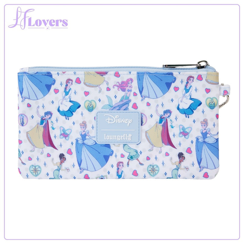 Load image into Gallery viewer, Loungefly Disney Princess Manga Style Nylon Wristlet  Wallet- PRE ORDER - LF Lovers
