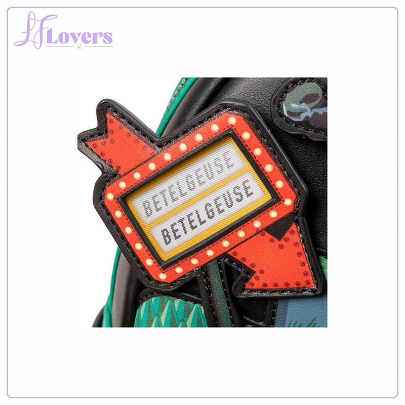 Load image into Gallery viewer, Loungefly Beetlejuice Graveyard Glow-in-the-Dark Mini-Backpack - Coming Soon - LF Lovers
