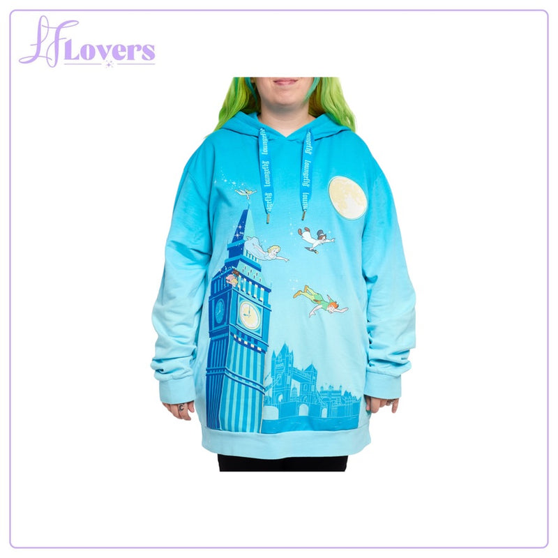 Load image into Gallery viewer, Loungefly Disney Peter Pan You Can Fly Unisex Hoodie - LF Lovers
