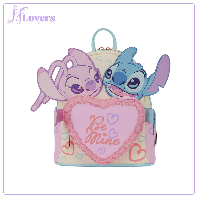 Load image into Gallery viewer, Loungefly Disney Lilo &amp; Stitch Be Mine Mini Backpack
