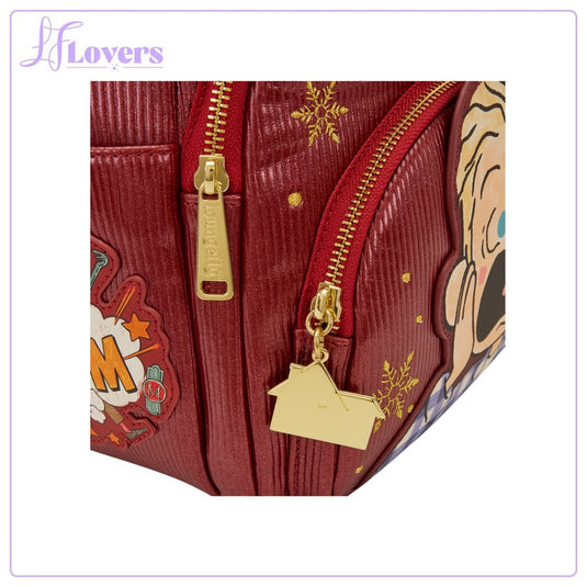 Loungefly Twentieth Century Studios Home Alone Triple Pocket Mid Size Backpack - PRE ORDER