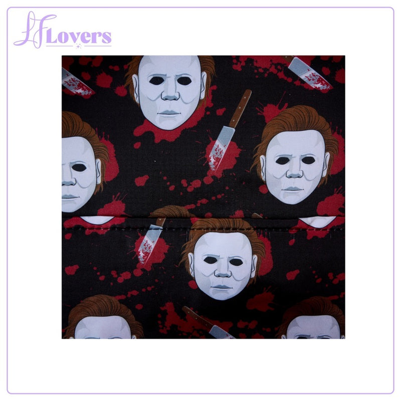 Load image into Gallery viewer, Loungefly Halloween Mike Myers Full Size Cosplay Backpack
