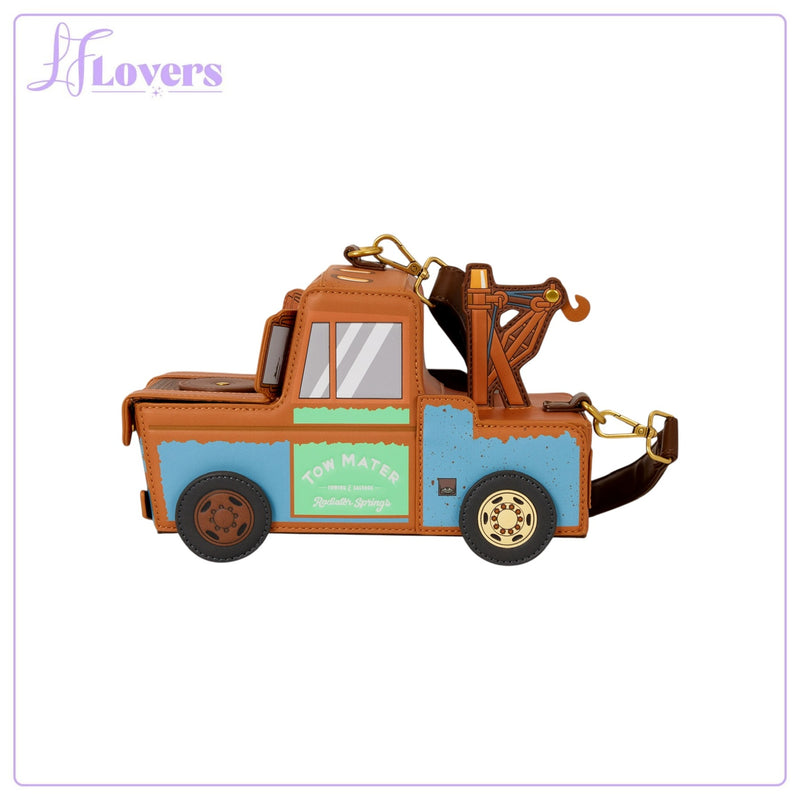 Load image into Gallery viewer, Loungefly Disney Pixar Cars 20th Anniversary Mater Figural Crossbody Bag - Preorder
