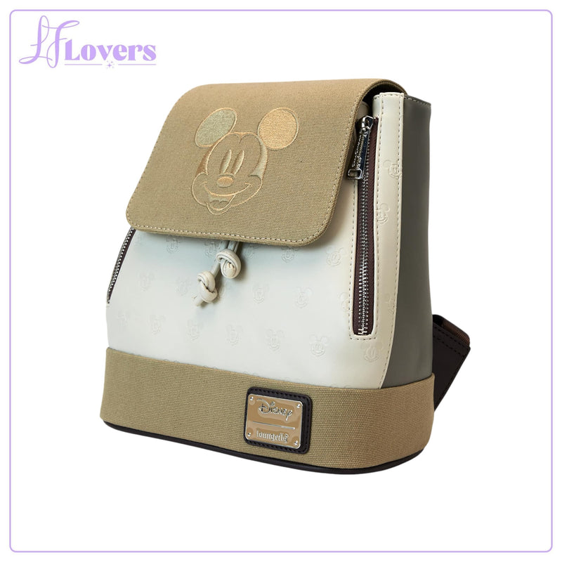 Load image into Gallery viewer, Loungefly Disney Mickey And Friends Canvas Mini Backpack
