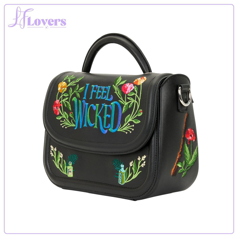 Load image into Gallery viewer, Loungefly Universal Wicked: Part Two Floral Crossbody - PRE ORDER

