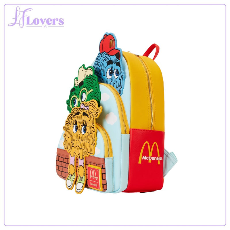 Load image into Gallery viewer, Loungefly Mcdonalds Triple Pocket Fry Guys Mini Backpack - PRE ORDER - LF Lovers
