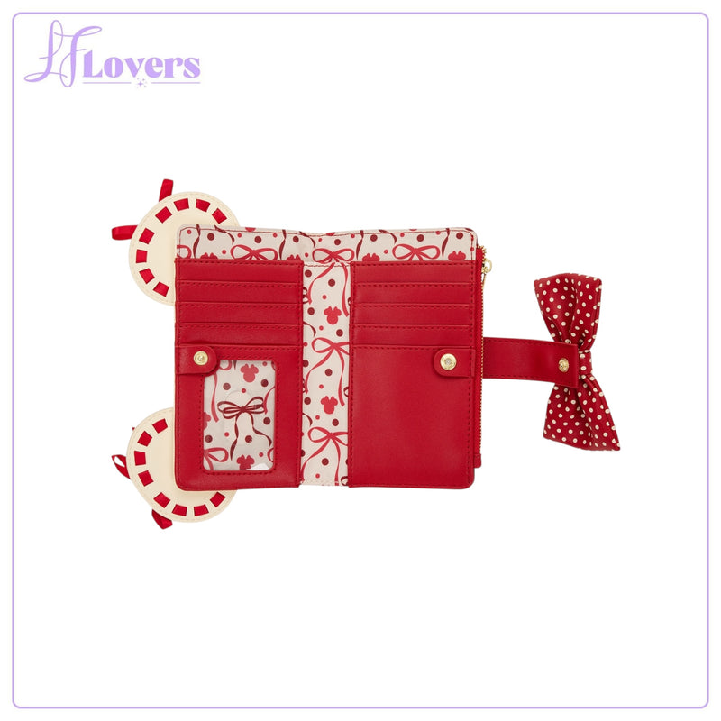 Load image into Gallery viewer, Loungefly Disney Minnie Mouse Rock The Dots Wallet - PRE ORDER
