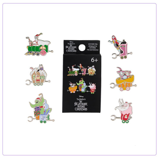 Loungefly Disney The Nightmare Before Christmas Town Train Mystery Box Pins - LF Lovers