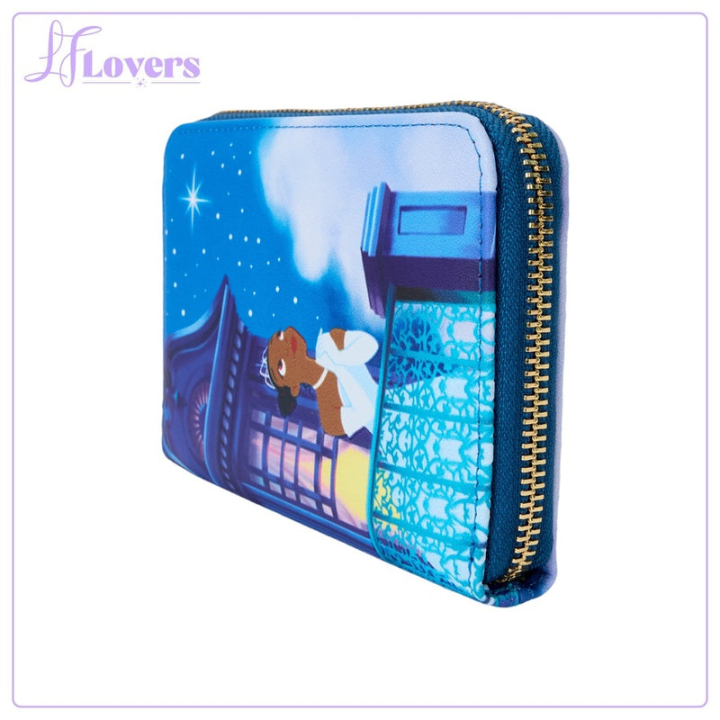 Load image into Gallery viewer, Loungefly Disney Princess And The Frog 15th Anniversary Zip Around Wallet - LF Lovers
