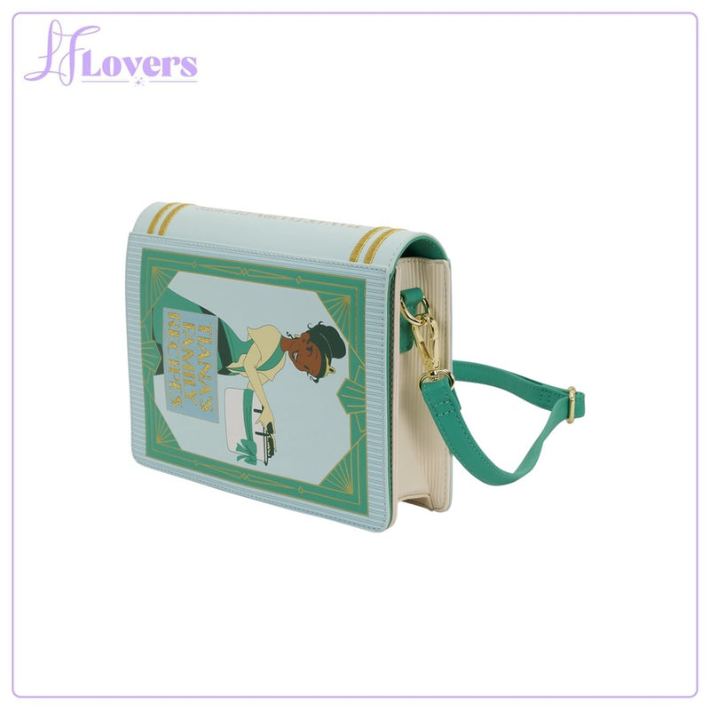 Load image into Gallery viewer, Loungefly Disney Princess Tiana Recipe Book Crossbody - LF Lovers
