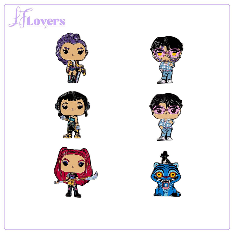 Load image into Gallery viewer, Loungefly Netflix K-Pop Demon Hunters Mystery Box Pin
