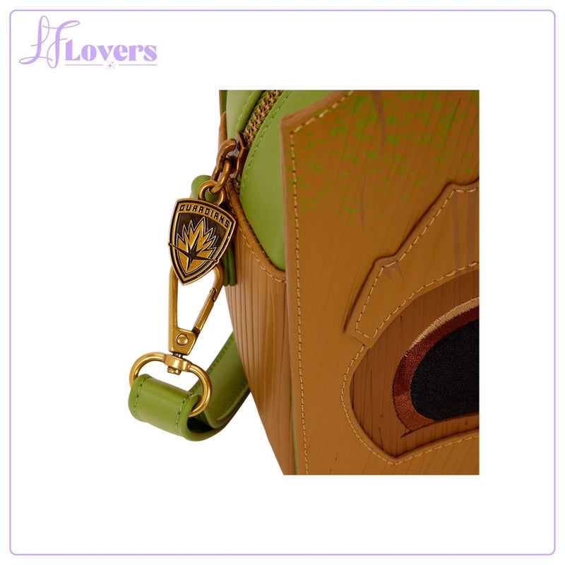 Load image into Gallery viewer, Loungefly Marvel Guardians of the Galaxy Groot Floral Figural Crossbody Bag - Preorder - LF Lovers
