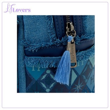 Load image into Gallery viewer, Loungefly Warner Brothers Harry Potter Denim Mini Backpack - PRE ORDER
