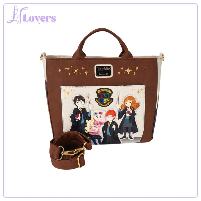 Load image into Gallery viewer, Loungefly Harry Potter Spring Convertible Tote Bag
