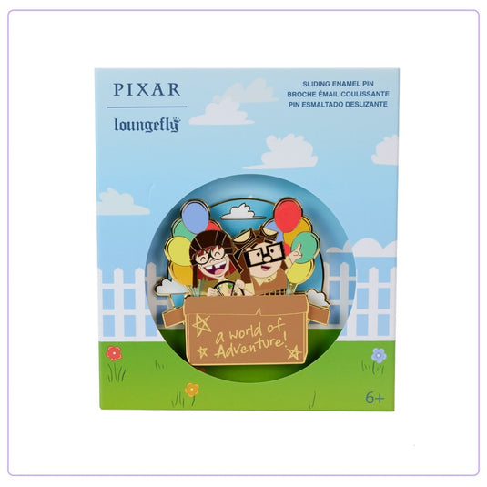 Loungefly Pixar Up 15th Anniversary Spirit of Adventure Moving 3" Collector Box Pin - PRE ORDER - LF Lovers